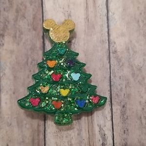 Mickey Christmas Tree Brooch